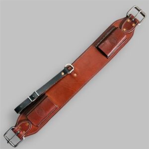 Barrigueira Traseira Fina em Couro Liso PHBD013